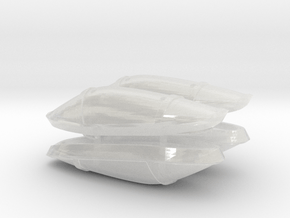 IAI Lavi in Clear Ultra Fine Detail Plastic: 1:100