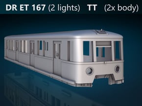 ET 167 (2 lights)  TT [2x body] in Tan Fine Detail Plastic