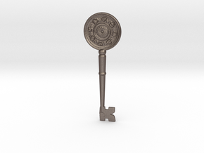 A key in Polished Bronzed-Silver Steel