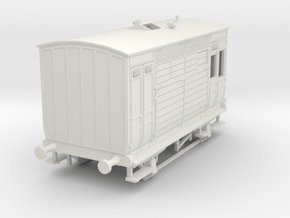 o-76-met-railway-horsebox-4-10 in White Natural Versatile Plastic