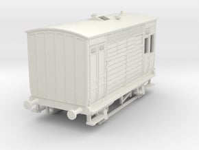o-87-met-railway-horsebox-4-10 in White Natural Versatile Plastic