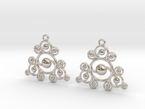 YY Earrings in Platinum