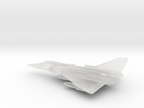 IAI Kfir (w/o landing gears) in Clear Ultra Fine Detail Plastic: 6mm