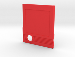 Game Boy Mini Camera top (v1.1) in Red Processed Versatile Plastic