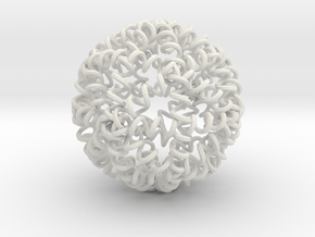 My SPRINGBALL - High Bounce Squishy Ball in White Natural Versatile Plastic