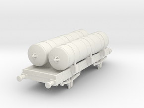 o-87-met-railway-gas-wagon in White Natural Versatile Plastic