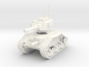 15mm Autocannon Empire Tank in White Processed Versatile Plastic