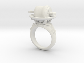 Meat Ring(Type-01) in White Natural Versatile Plastic