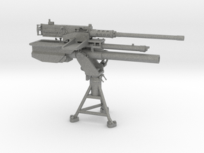 1/16 US M81-M2 mortar-machinegun combination in Gray PA12