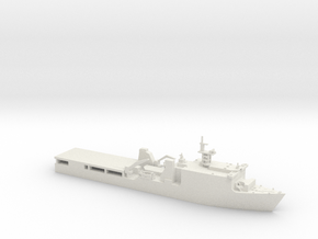 1/1250 Scale USS Whidbey Island LSD-41 in White Natural Versatile Plastic