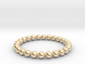 Round Beads Ring All sizes, multisize in 9K Yellow Gold : 8 / 56.75