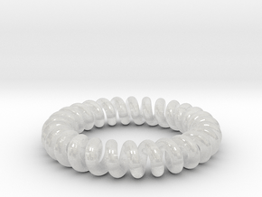 Helical Ring All Sizes, Multisize in Clear Ultra Fine Detail Plastic: 5 / 49