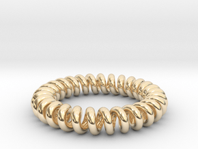 Helical Ring All Sizes, Multisize in 9K Yellow Gold : 6 / 51.5
