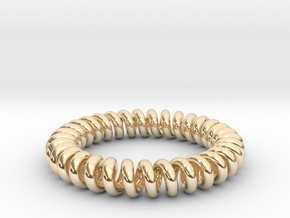 Helical Ring All Sizes, Multisize in 9K Yellow Gold : 8 / 56.75