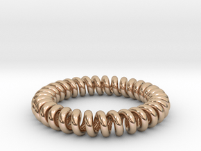 Helical Ring All Sizes, Multisize in 9K Rose Gold : 8 / 56.75