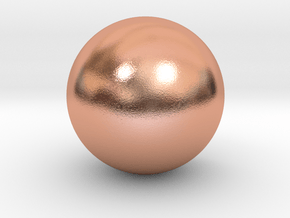 sphere-2 in Natural Copper