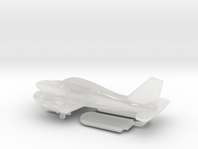 Piper PA-23-250 Aztec in Clear Ultra Fine Detail Plastic: 1:200