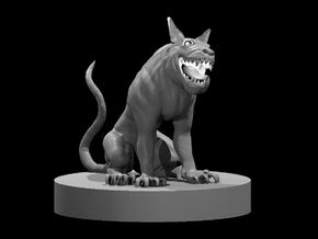 Hell Hound Puppy in Clear Ultra Fine Detail Plastic