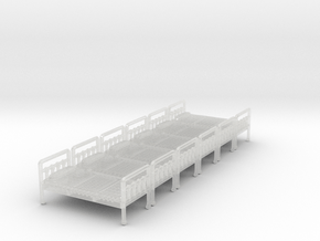 Bed 01. HO Scale (1:87) in Clear Ultra Fine Detail Plastic