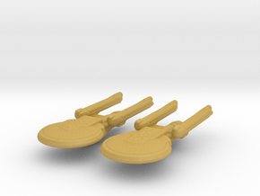 Excelsior Class (NCC-1701-B Type) 1/20000 x2 in Tan Fine Detail Plastic