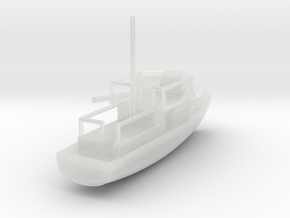 Fishing Boat - Zscale in Clear Ultra Fine Detail Plastic