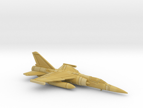1:285 Scale Mirage F1C (Drop Tanks Only, Gear Up) in Tan Fine Detail Plastic