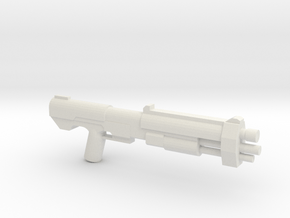 M46 Assault Shotgun Proto in White Natural Versatile Plastic