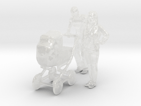 Printle T Couple 636 - 1/87 - wob in Clear Ultra Fine Detail Plastic
