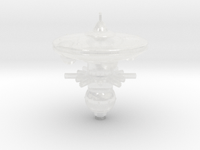 Watchtower Class Space Station 1/20000 Attack Wing in Clear Ultra Fine Detail Plastic