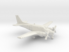 C-90 King Air in White Natural Versatile Plastic: 6mm