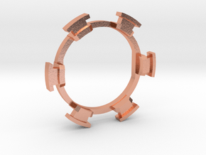 HILT GX16 Connector Holder 7/8" Gate Ring in Natural Copper