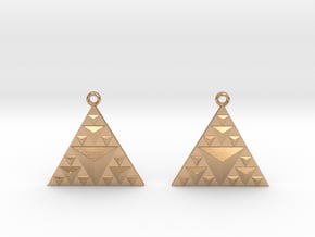 sierp inv earrings in Polished Bronze