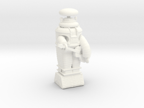 Lost in Space - 1.35 - Robot with Guitar in White Processed Versatile Plastic