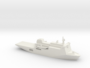 1/1250 Scale HMNZS Canterbury L421 in White Natural Versatile Plastic