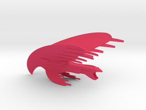 Romulan Warbird / 7.5cm - 3in in Pink Smooth Versatile Plastic