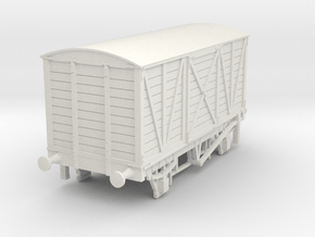 o-76-met-railway-covered-goods-van in White Natural Versatile Plastic