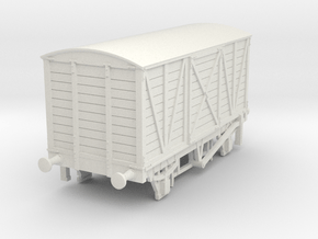 o-87-met-railway-covered-goods-van in White Natural Versatile Plastic