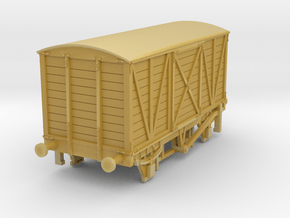 o-120fs-met-railway-covered-goods-van in Tan Fine Detail Plastic