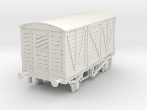 o-76-met-railway-covered-goods-vents-van in White Natural Versatile Plastic