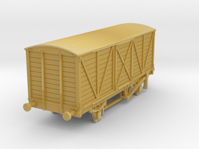 o-100-met-railway-22ft-covered-goods-van in Tan Fine Detail Plastic