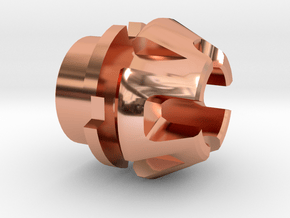 Custom CC Crystal Energy Port V1 in Polished Copper