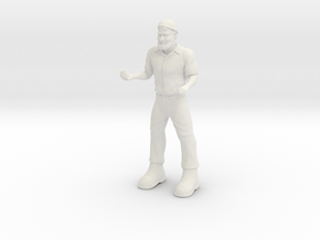 Muffler Man HO Scale in White Natural Versatile Plastic