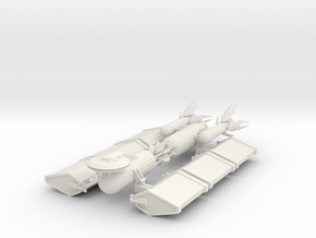 Azel Freighter in White Natural Versatile Plastic