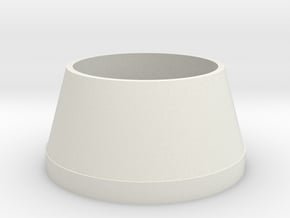 Jet stream wear ring in White Natural Versatile Plastic