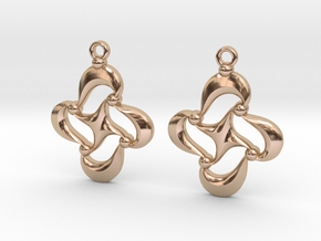 earrings in 14k Rose Gold Plated Brass