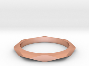 Geometric Simple Ring in Polished Copper: 7 / 54