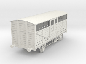 o-32-met-railway-22ft-cattle-wagon in White Natural Versatile Plastic