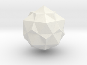 tron bit neutral compound of dodecahedron and icos in White Natural Versatile Plastic