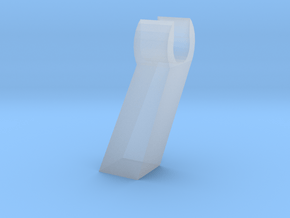Slanted Clip in Smooth Fine Detail Plastic