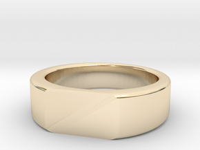 Custom Band size 12 in 14k Gold Plated Brass